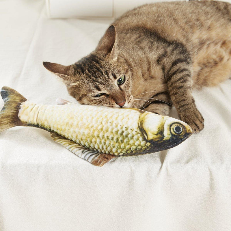 2 Pieces of Fish-shaped Cat Toy