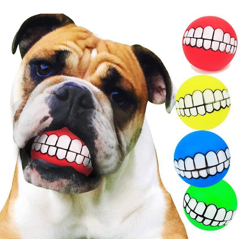 Pet Ball with Funny Teeth