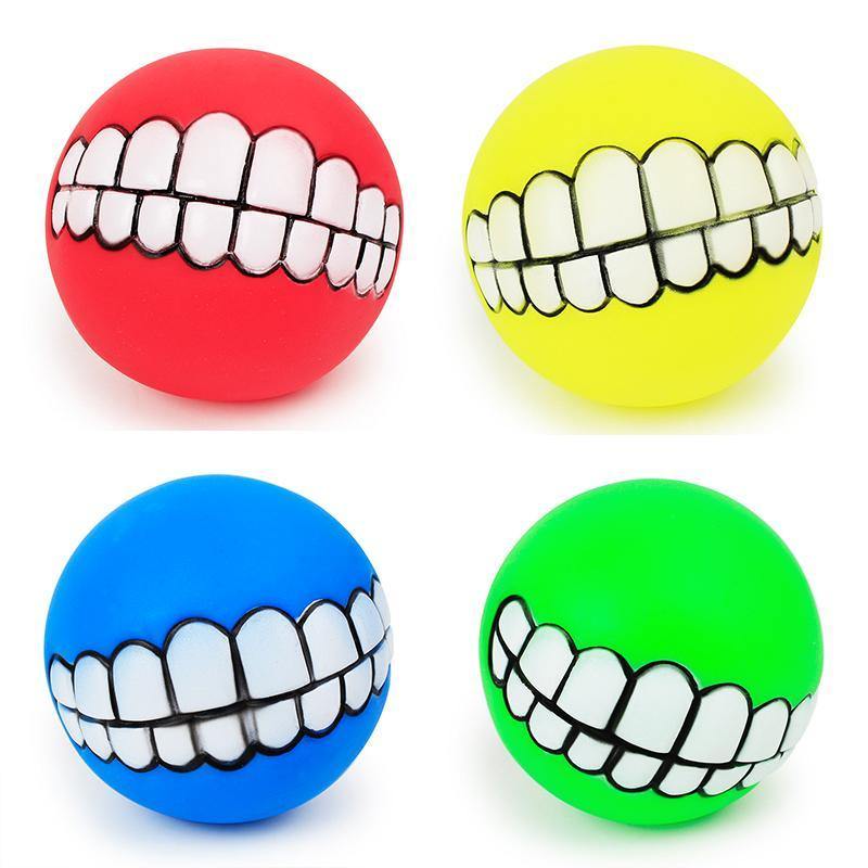 Pet Ball with Funny Teeth